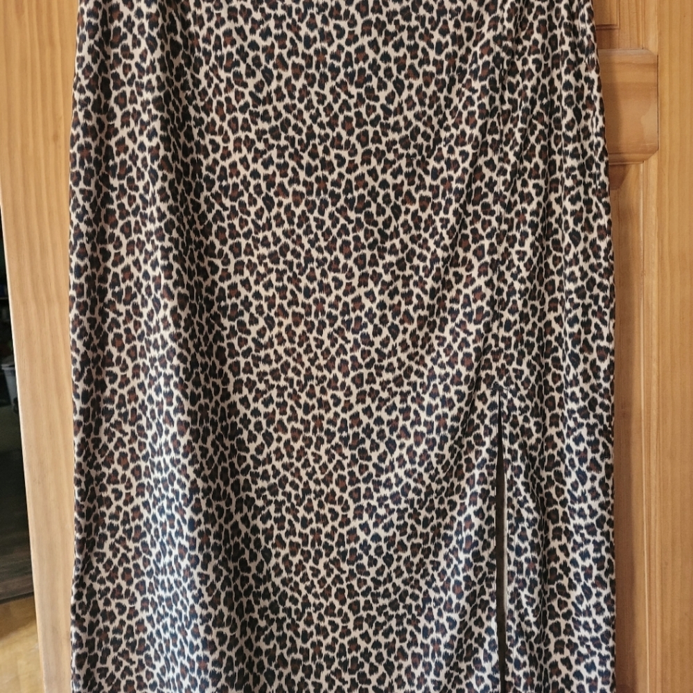 Leopard Print Skirt sz 18